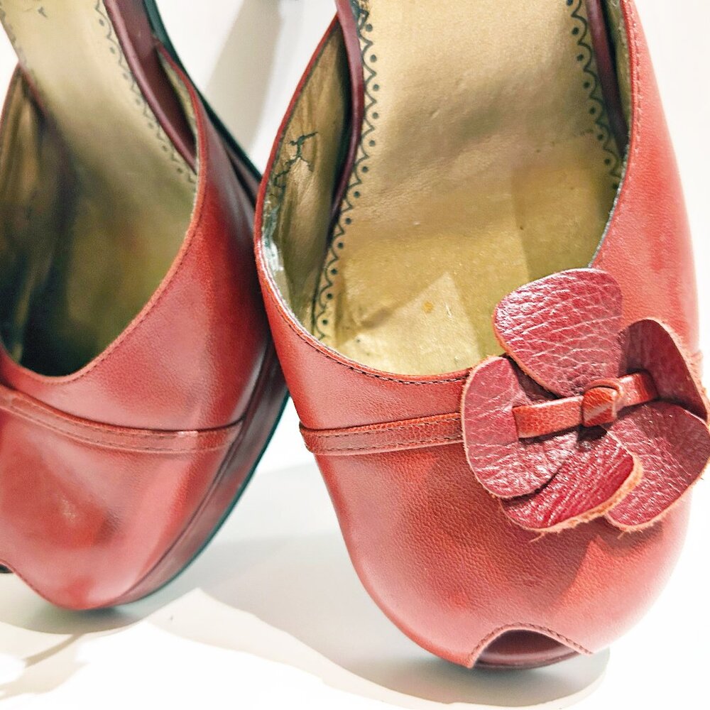 Vintage Chinese Laundry Platform Heels "BUZZ" - Picture 5 of 10